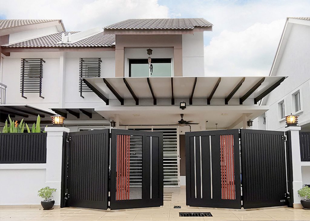 DELUX trackless folding autogate
