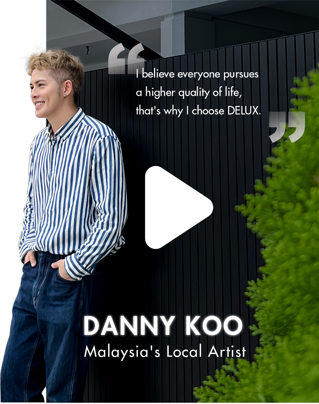 UniGate testimonial play button