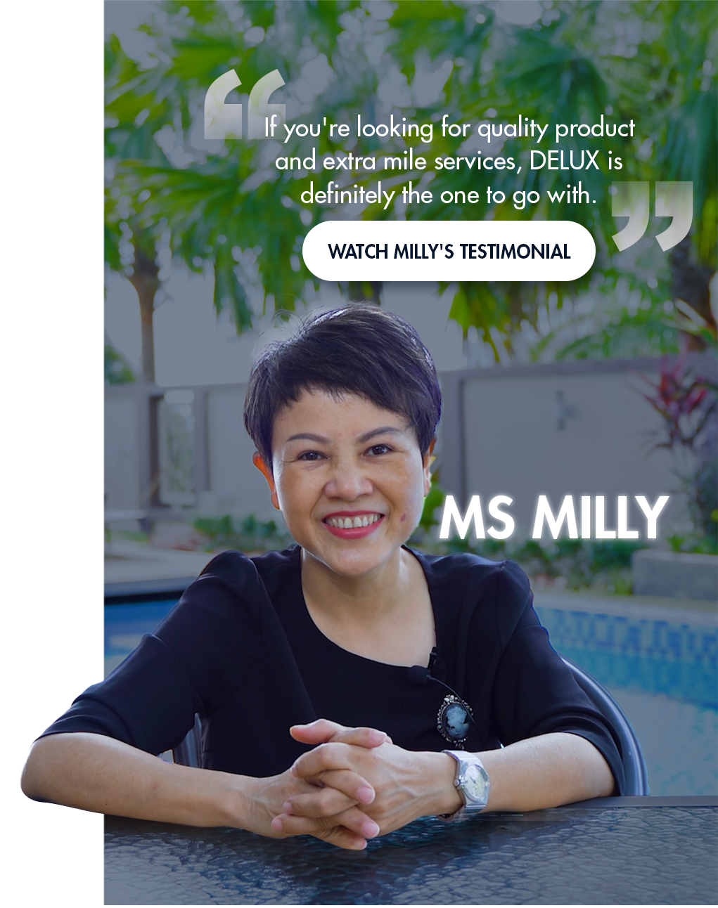 Testimonial Slide - Ms Milly