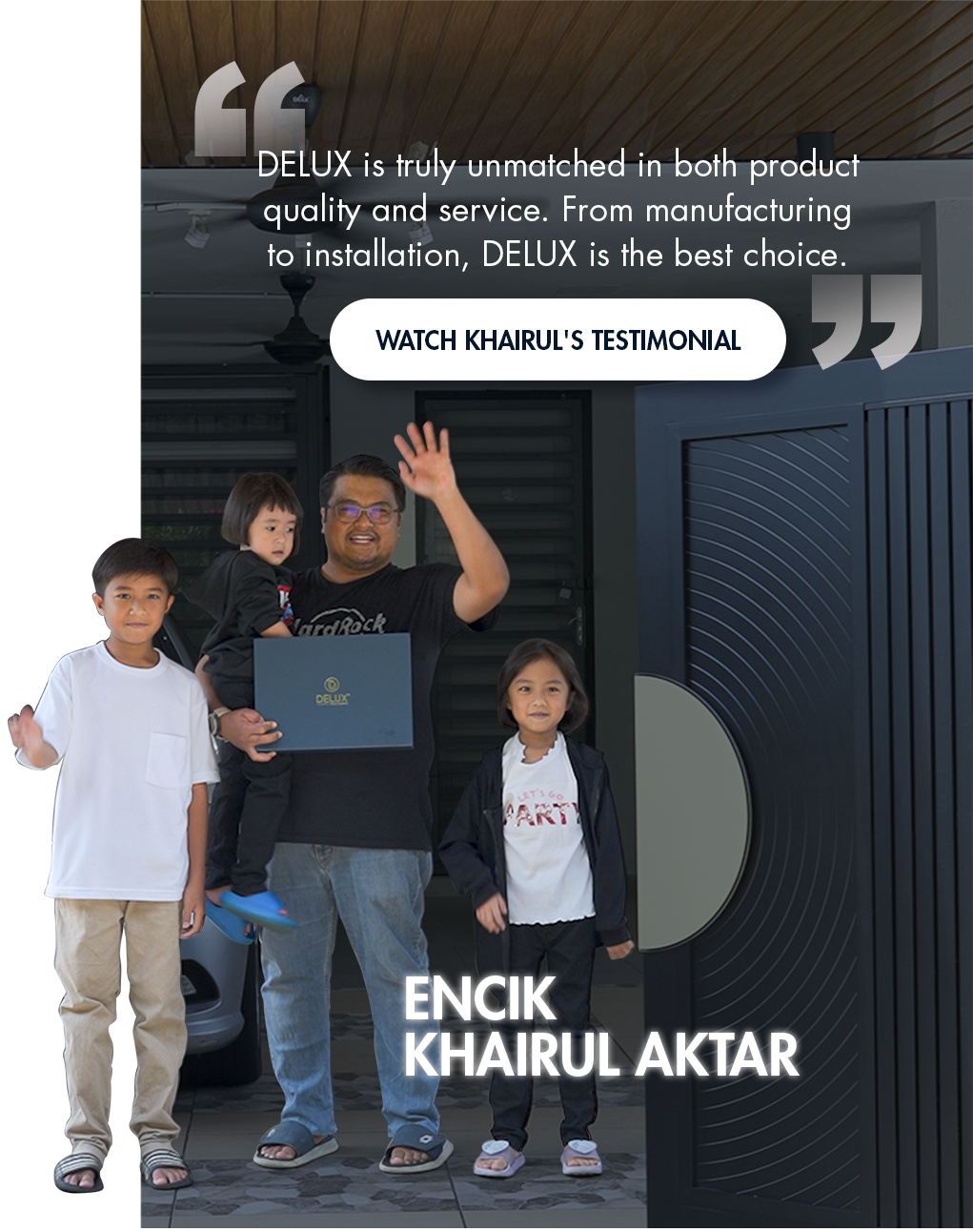 Testimonial Slide - Encik Khairul Aktar