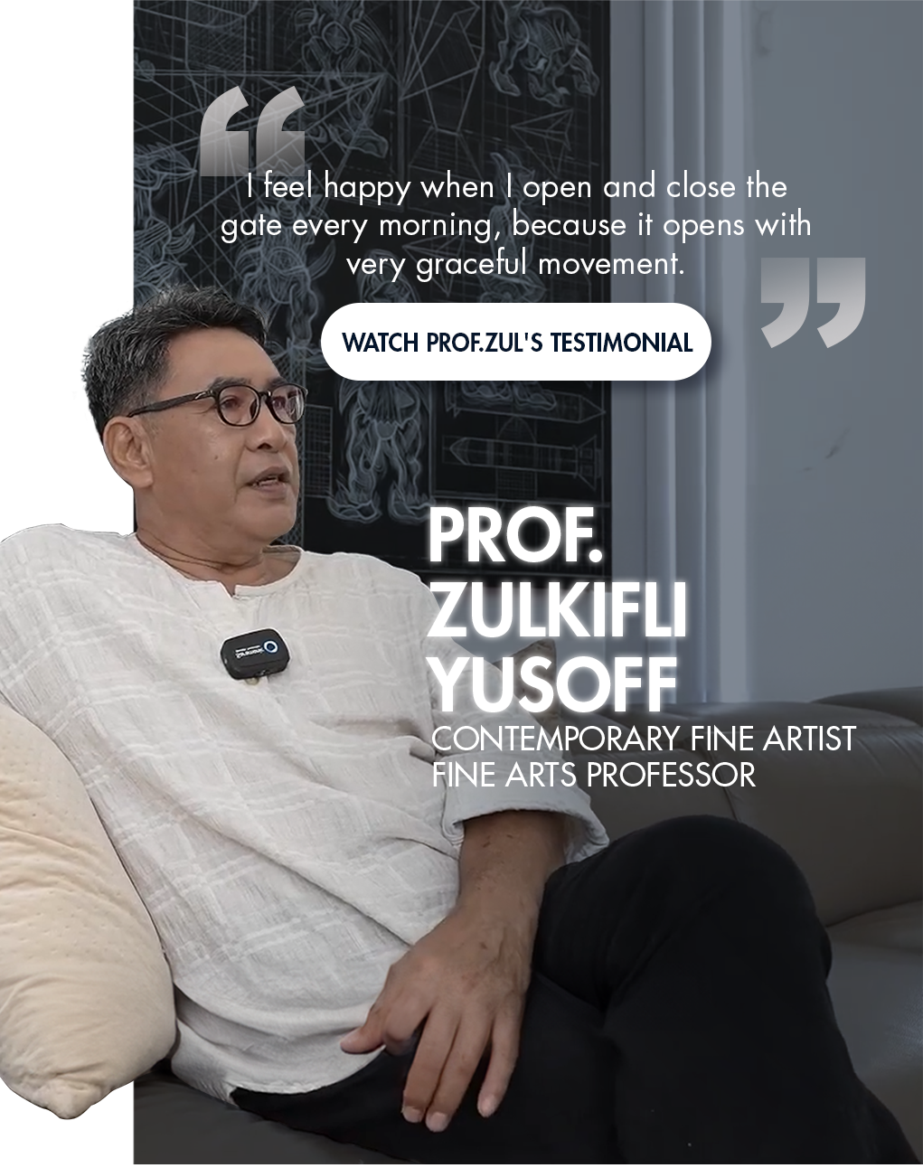 Testimonial Slide - Prof. Zulkifli Yusoff