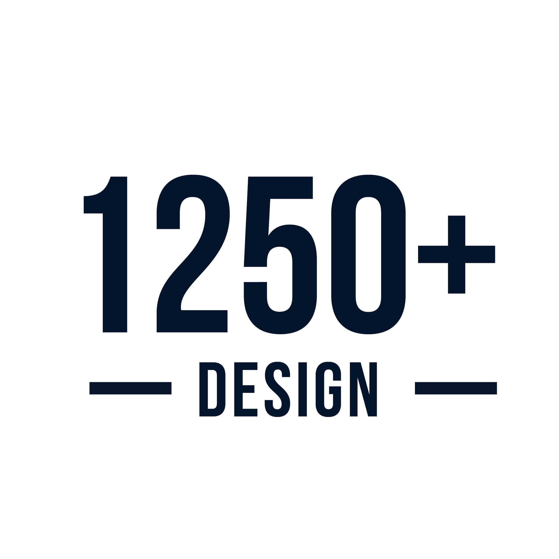 Up to 1,250 designs