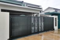Trackless folding gate Trackless autogate Folding gate Malaysia Aluminium gate Malaysia Delux autogate Unigate Autogate Malaysia Unigate Malaysia Trackless gate Malaysia Aluminium gate supplier Malaysia Aluminium auto gate Autogate price Autogate system price Trackless autogate malaysia price Autogate malaysia price Aluminium gate suppliers mj107