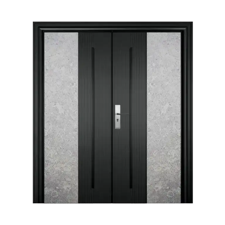 Double Security Door LN203C – AlutechDoor® Premium Series