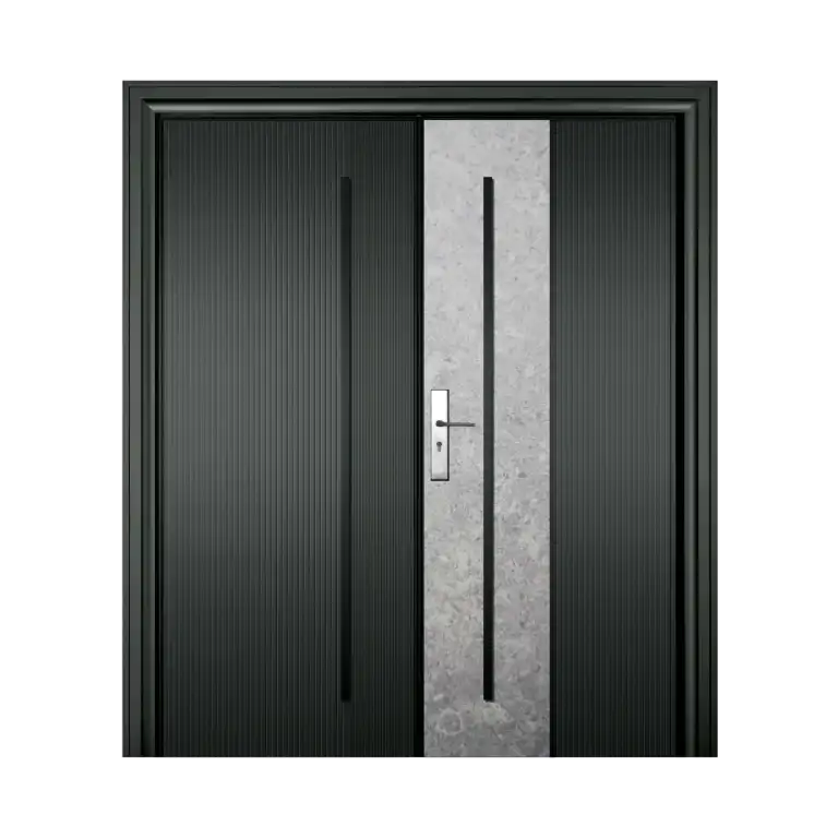 Double Security Door LN202C – AlutechDoor® Premium Series