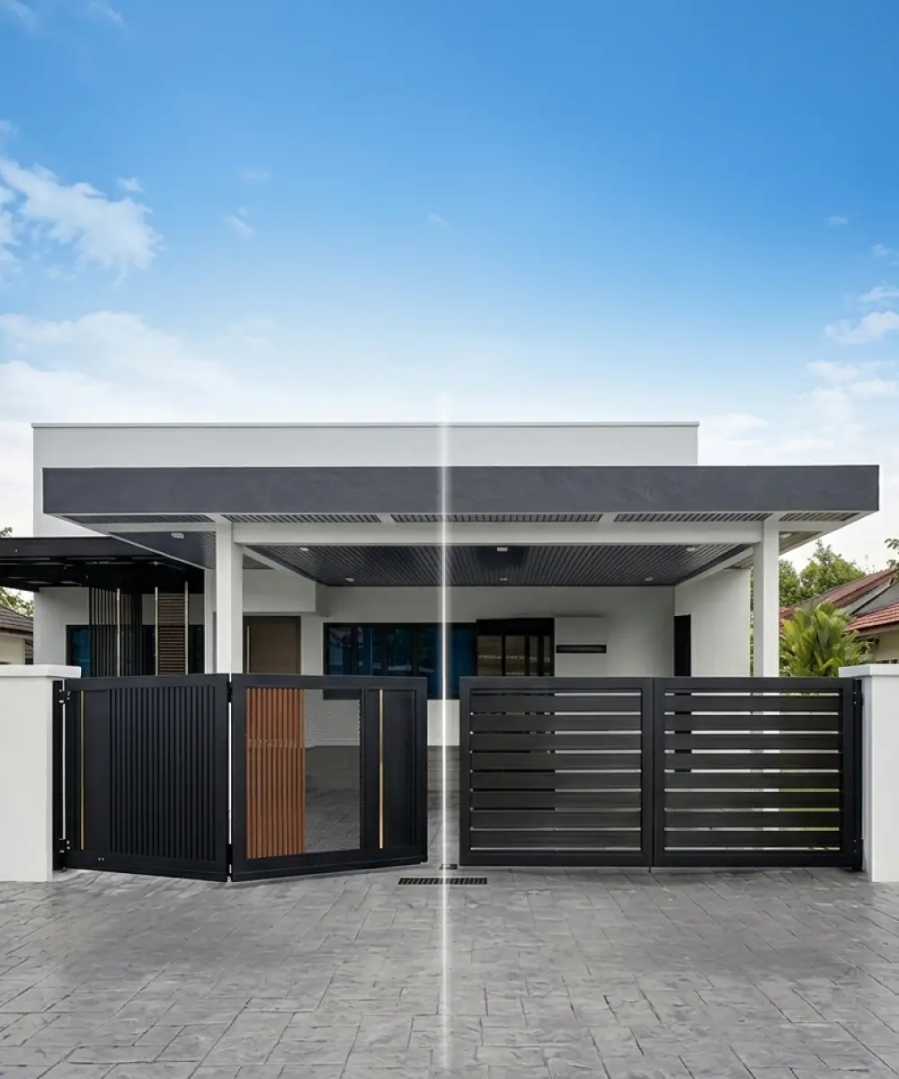 Have You Ever Wondered Which Gate Suits You? DELUX Folding Gate VS Swing Gate