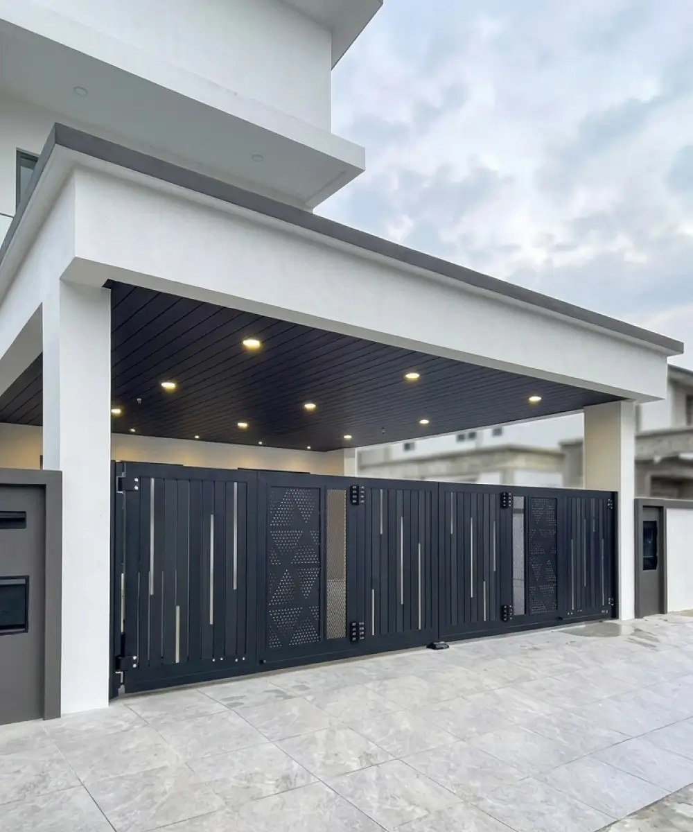 Trackless Autogate Pillar Size in Malaysia: What Your Entrance Needs