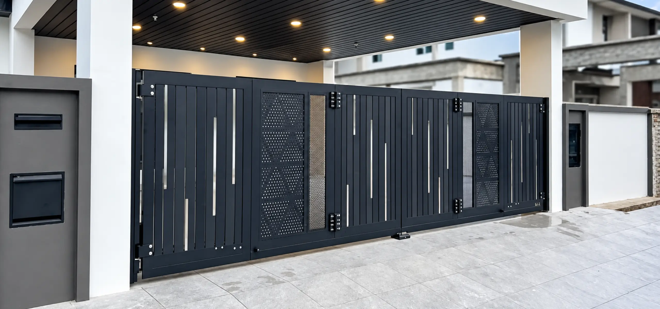 Trackless Autogate Pillar Size in Malaysia: What Your Entrance Needs