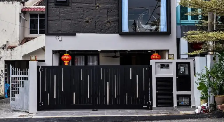 Modern Autogate for Terrace Home in Kepong