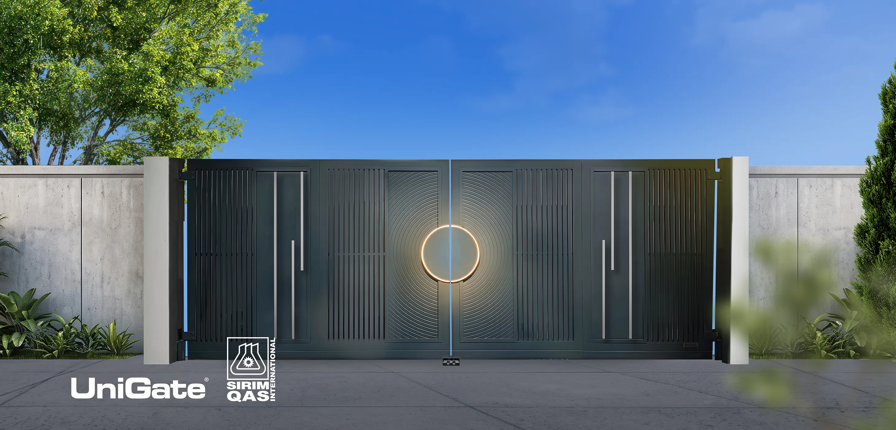 Delux UniGate® Trackless 
Folding Autogate