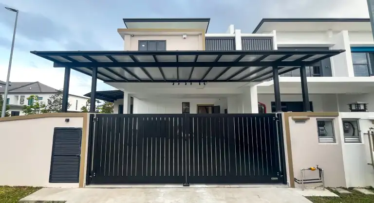 Contemporary Autogate for Terrace Home in Johor