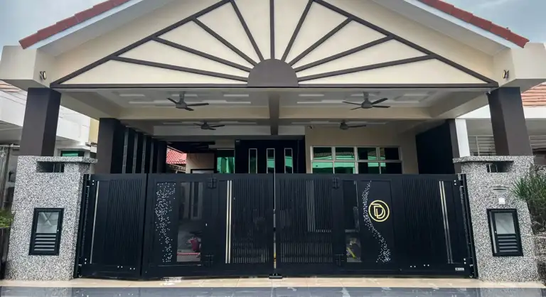Grand Autogate for Bungalow in Penang