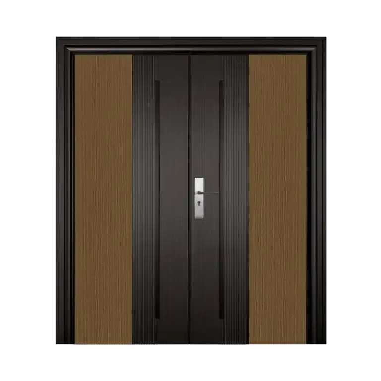 Double Security Door LN203W – AlutechDoor® Premium Series