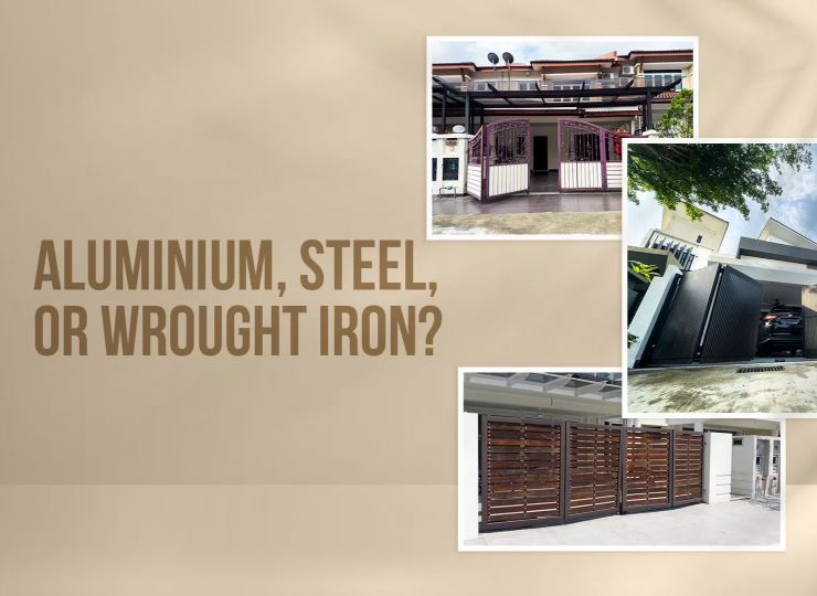 Aluminium, Steel, or Wrought Iron: Which Gate Material Is Best for Your Home?