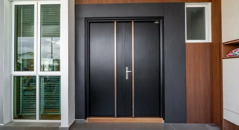 Premium Double Aluminium Security Door in Ampang