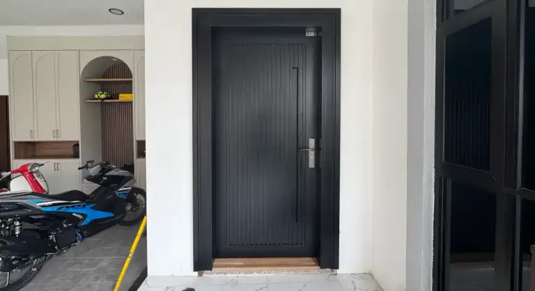 Premium Single Aluminium Security Door in Alam Impian