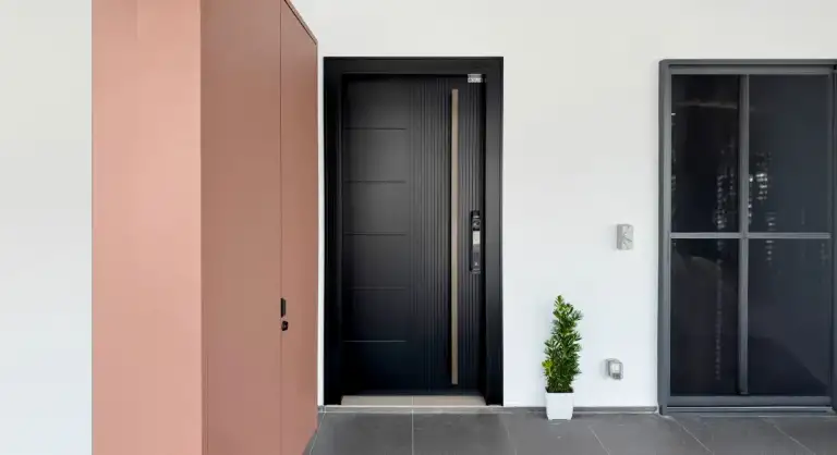 Premium Single Aluminium Security Door in Selangor