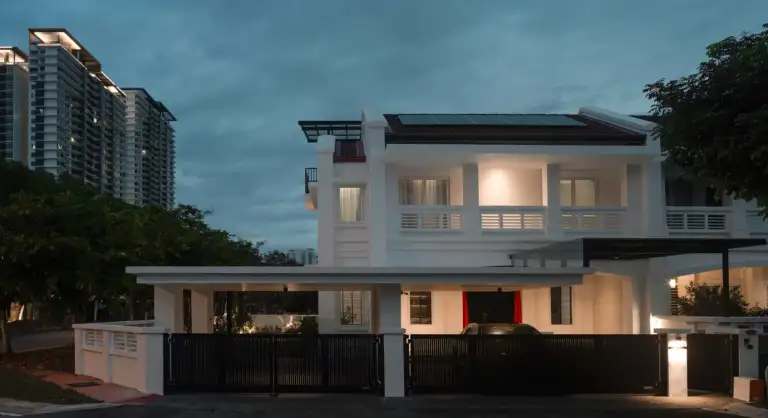 Contemporary Autogate for Terrace Home in Penang