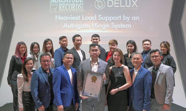 malaysia book of records - heaviest load support by an autogate hinge system